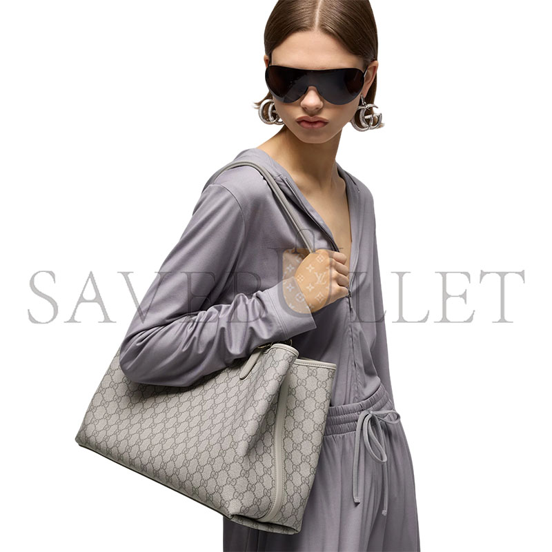 GUCCI GG EMBLEM LARGE TOTE BAG 815213 (38*25*15cm)